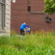 Interactieve tuin bij een zorginstelling